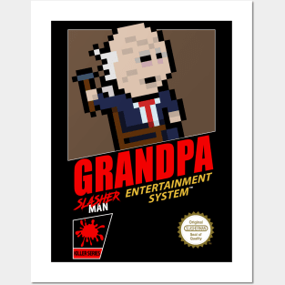 John Dugan "Grandpa" retro 8-bit horror gaming Posters and Art